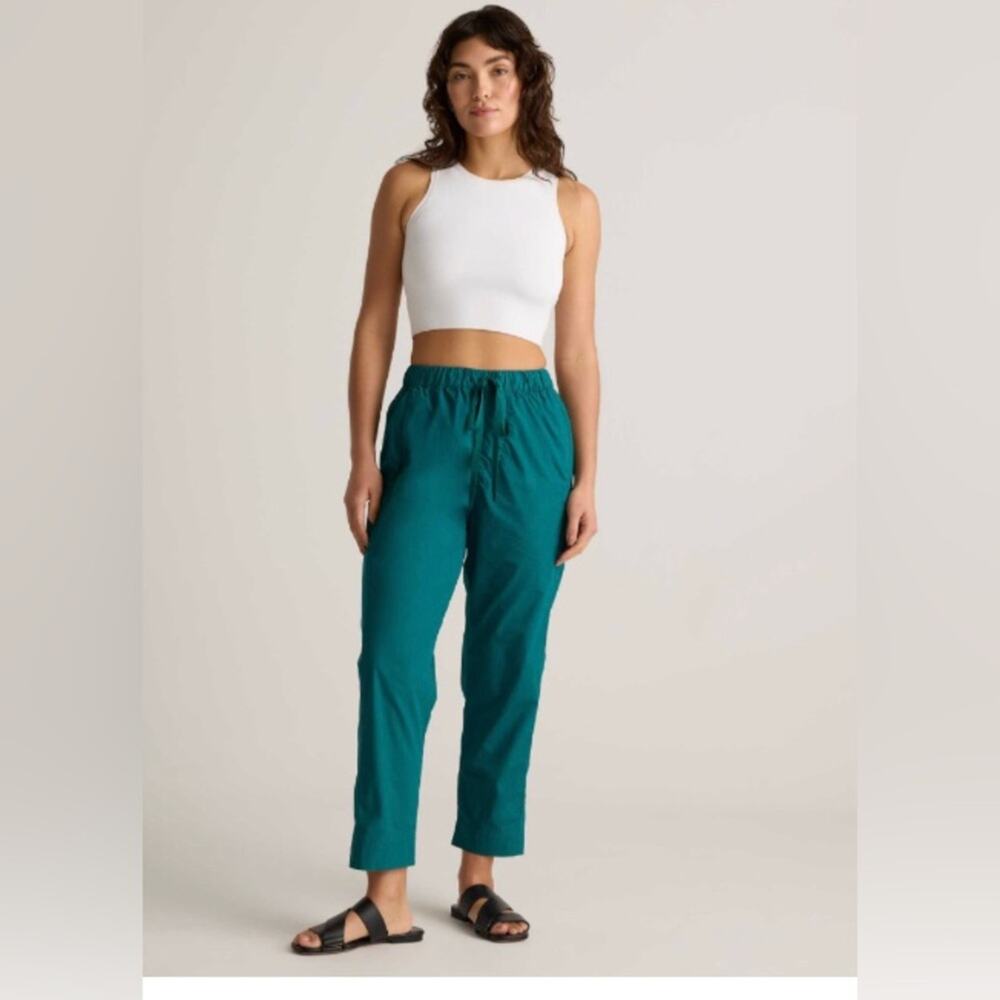 100% Organic Cotton Women’s Teal Drawstring Pants